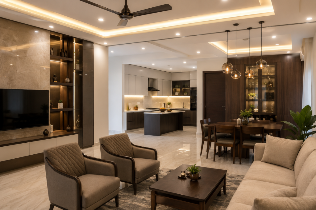 Interior design services by GK Home Interiors