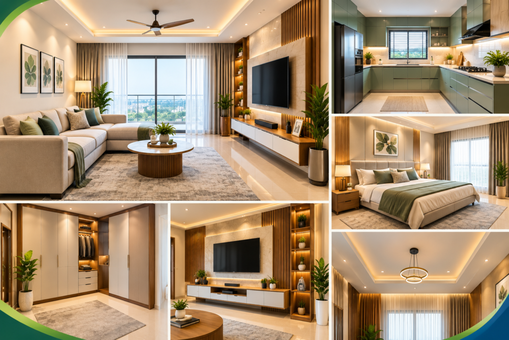 Modern Home Interior Design Ideas with an elegant living room and functional furniture